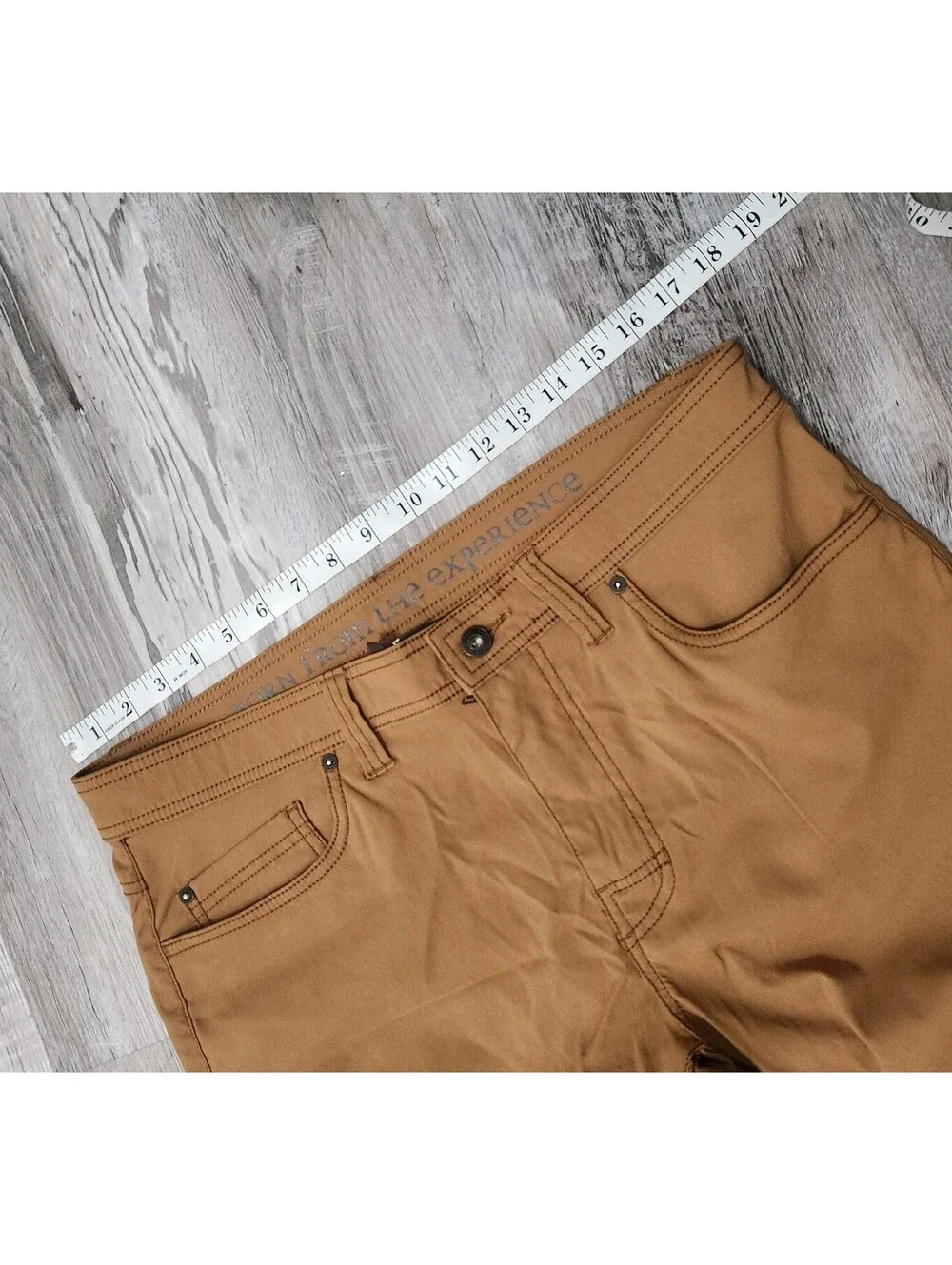 Prana Zion Slim Fit Pants Size 33 X 30 Brown Stretch Breathe